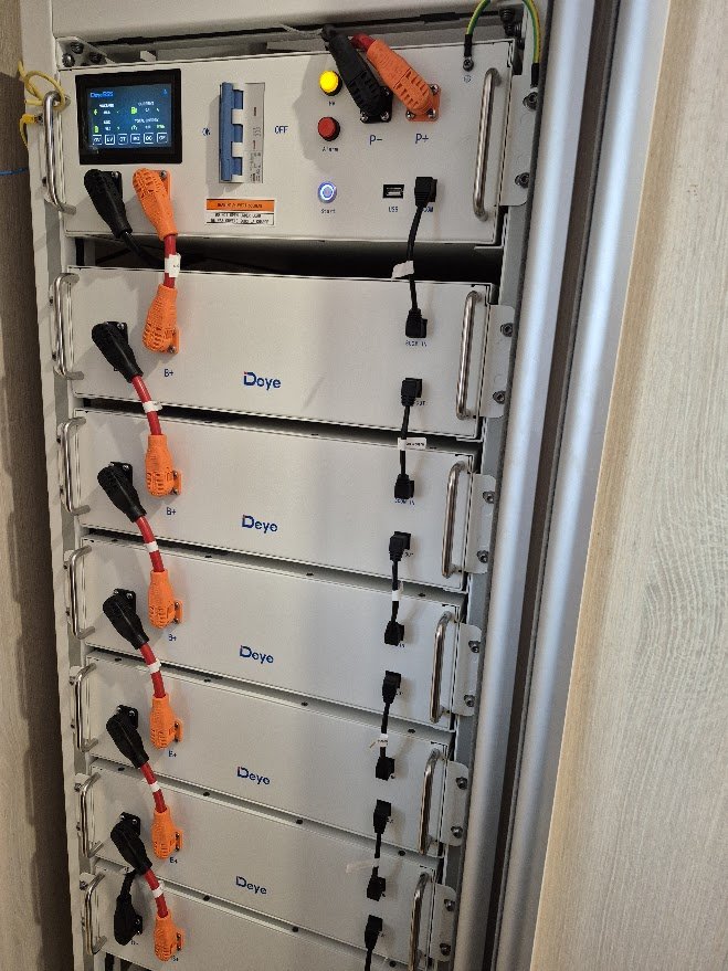 Високовольтні акумулятори Deye з BMS