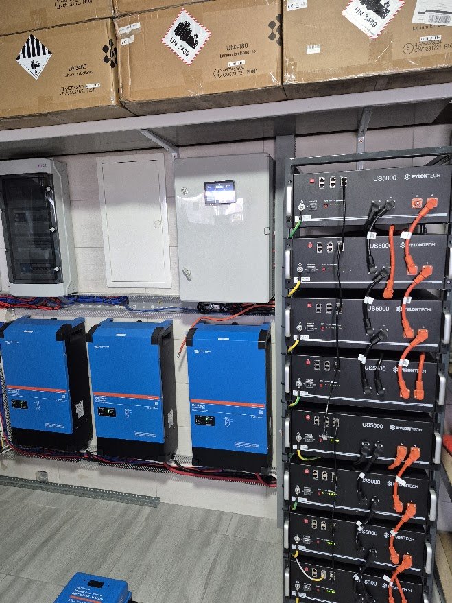 Victron MultiPlus-II з акумуляторами Pylontech US5000