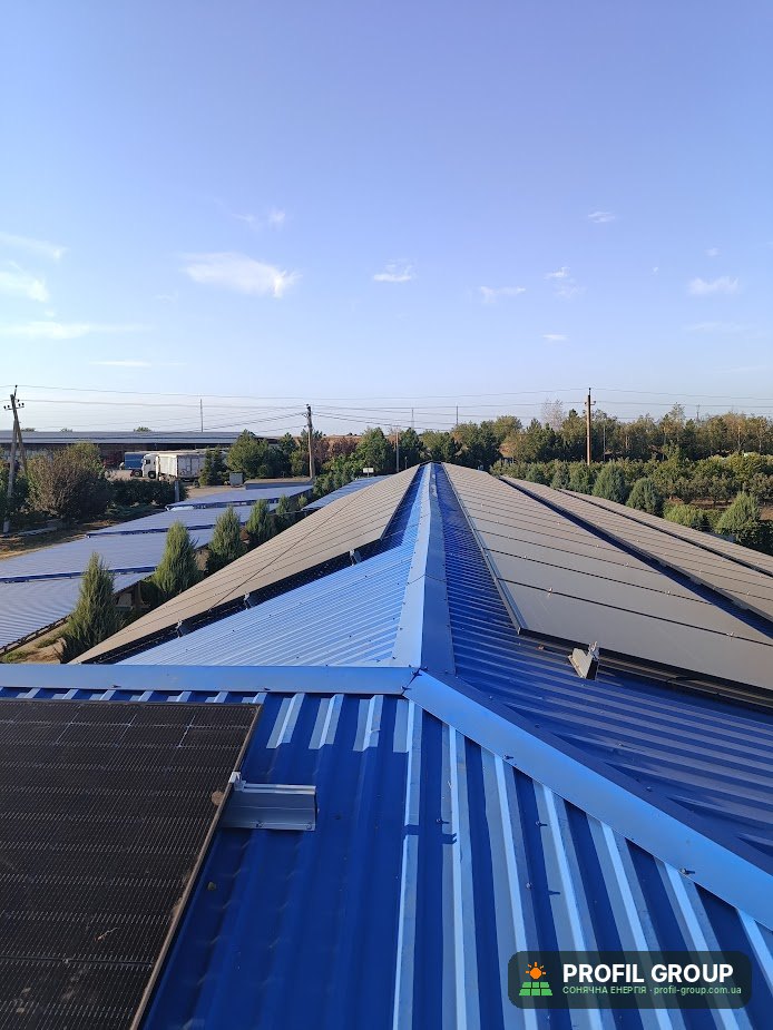 Сонячна електростанція на даху агропідприємства