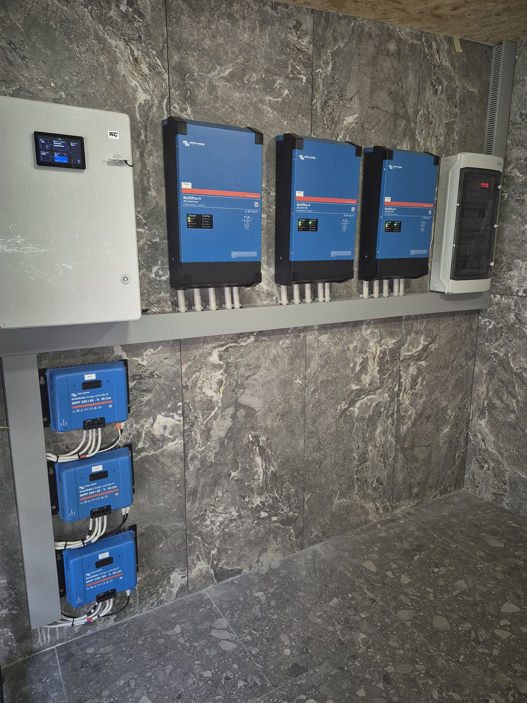 Гібридні інвертори Victron Energy MultiPlus-II з контролерами SmartSolar